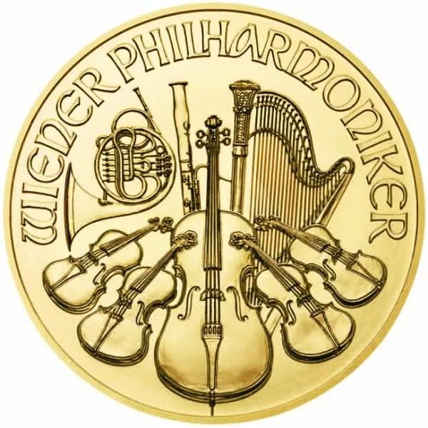 Gold coin Wiener Philharmoniker 1 Ounce 
