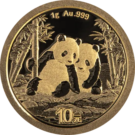 Zlatá mince Panda 1 g - 2026