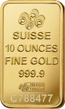 Gold bar PAMP Fortuna 10 oz