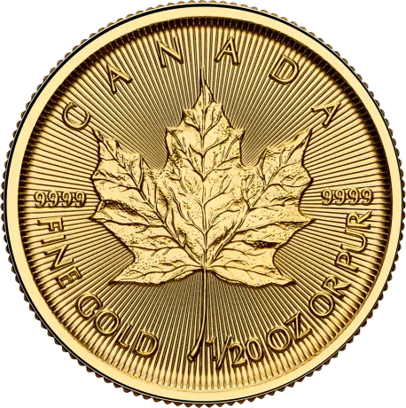 Zlatá mince Maple Leaf 2025, 1/20 oz