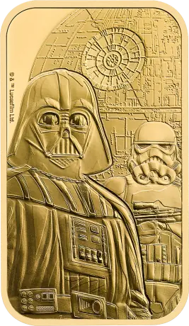 Zlatý slitek Britská královská mincovna - Star Wars Dark Side, 1 oz