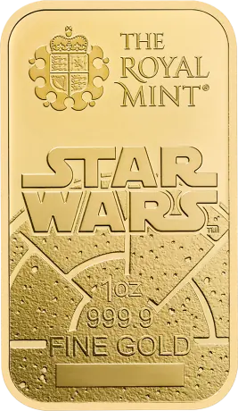 Zlatý slitek Britská královská mincovna - Star Wars Dark Side, 1 oz