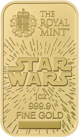 Zlatý slitek Britská královská mincovna - Star Wars, 1 oz