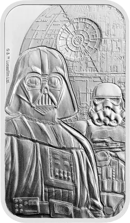 Stříbrný slitek The Royal Mint, Star Wars Dark Side, 1 oz