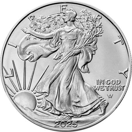 Stříbrná mince American Eagle 2025, 1 oz