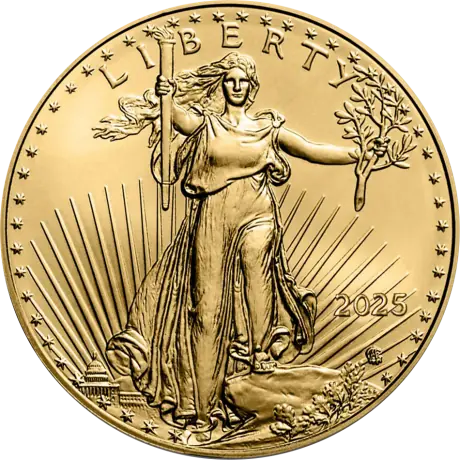 Zlatá mince American Eagle 2025 - 1/10 oz