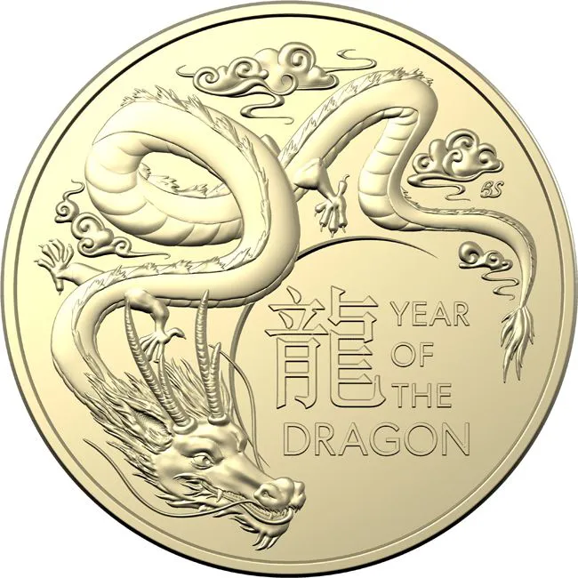 Lunární drak 2024, Australská královská mincovna, 18 g Al v blistru