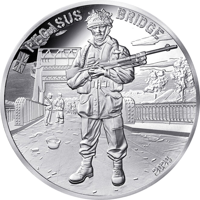 Pegasus Bridge - D-Day, 22 g stříbra