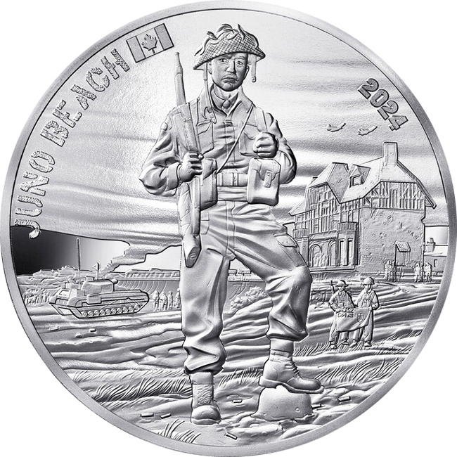Juno Beach - D-Day, 22 g stříbra