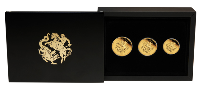 125. výročí Perth Mint - Sovereign: sada mincí, 14 g zlata