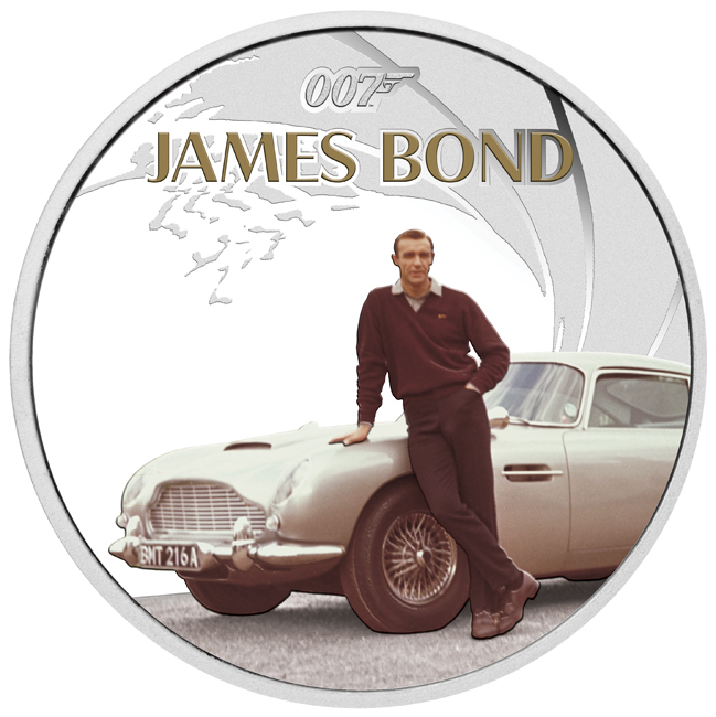 James Bond - Sean Connery, 1 oz stříbra