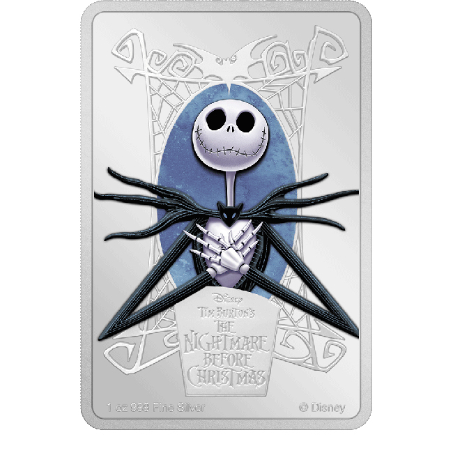 Jack Skellington - Disney (Noční můra před Vánoci), 1 oz stříbra