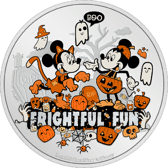 Disney Halloween, 2 oz stříbra