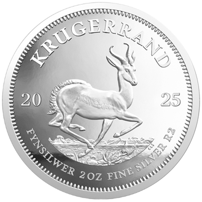 Stříbrná mince Krugerrand 2 Oz 2025