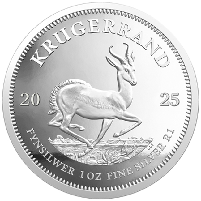 Stříbrná mince Krugerrand 1 Oz 2025