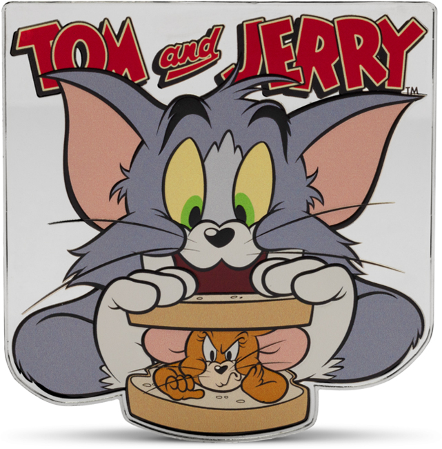 Tom and Jerry - 85. výročí, 5 oz stříbra v etuji