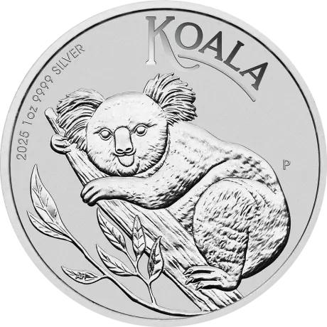 Stříbrná mince Koala 2025, 1 oz