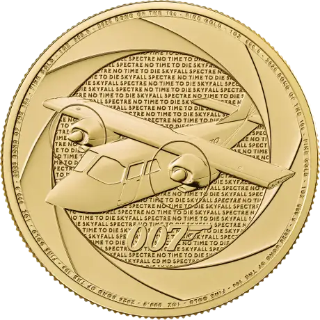 Zlatá mince James Bond of the 2010´s (série Šest dekád), 1 oz