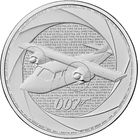 Stříbná mince James Bond of the 2010´s, 1 oz